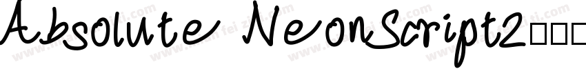 Absolute NeonScript2字体转换